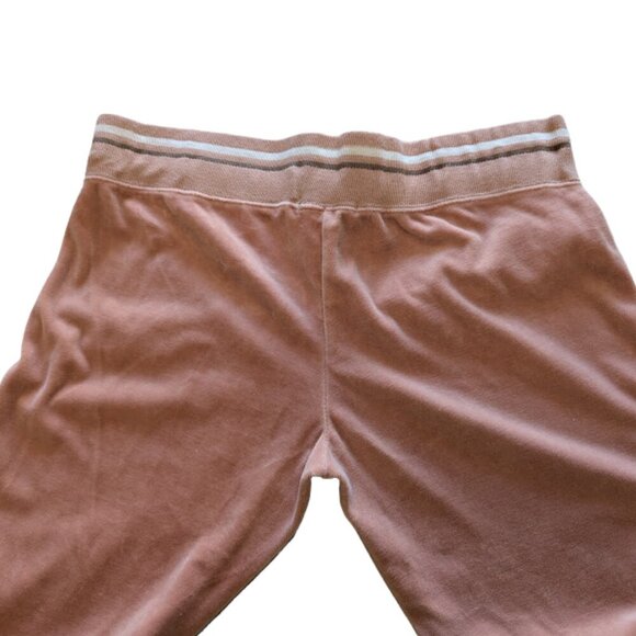 Y2K Blush Pink Women's Velour BCBG Max Azria Lounge Pants Size L - Picture 7 of 14